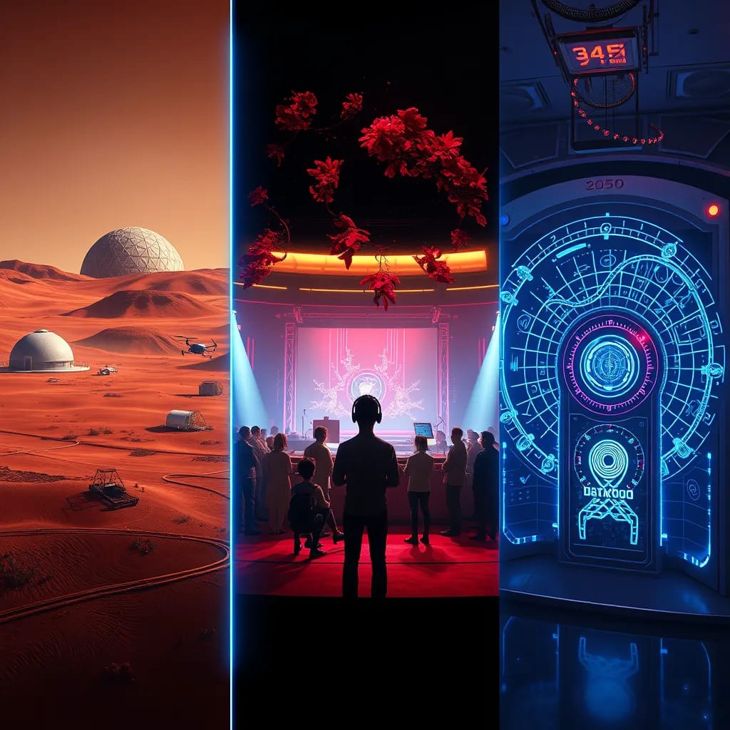 Mars, Metaverses, and Mind Uploads