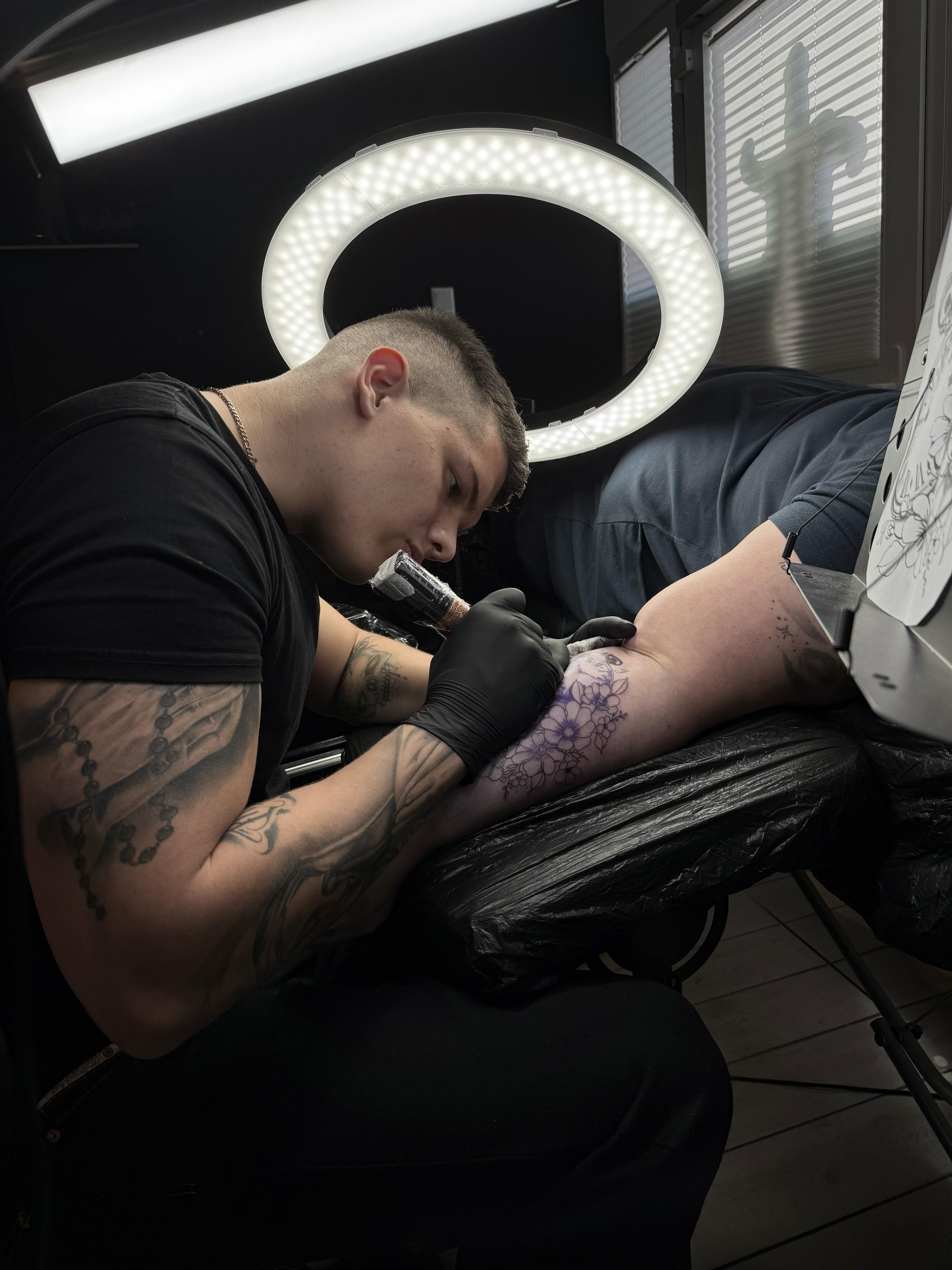 Coach explaining something to an athlete