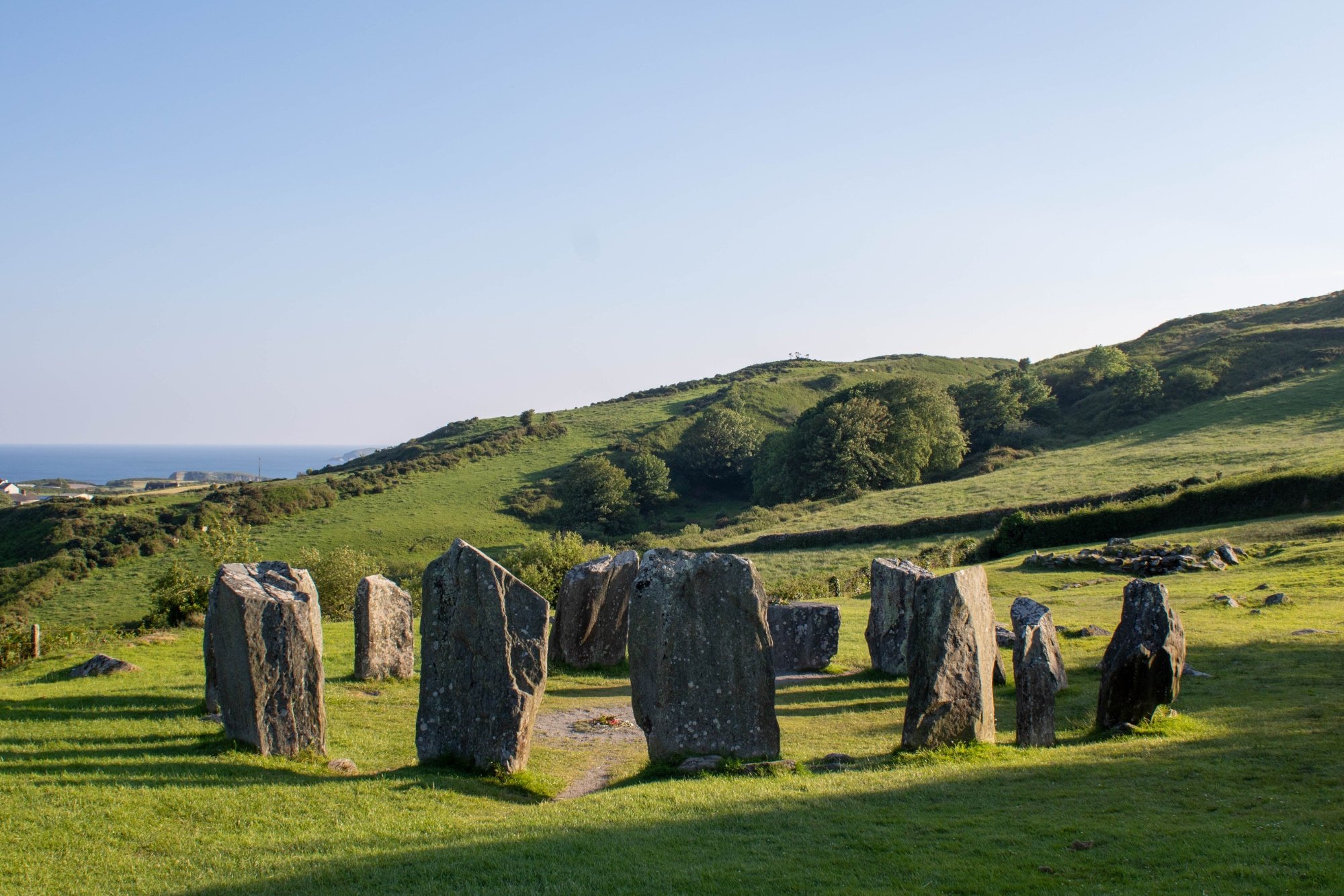 Ancient stone circle in Wales