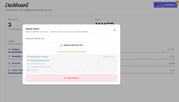 livemy.app Deploy status modal showing environment preparation and Dockerfile generation