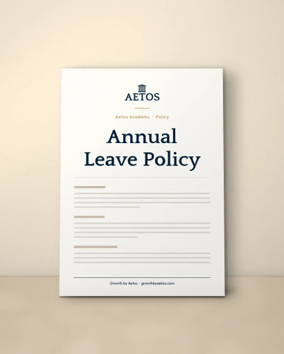 Annual leave policy template