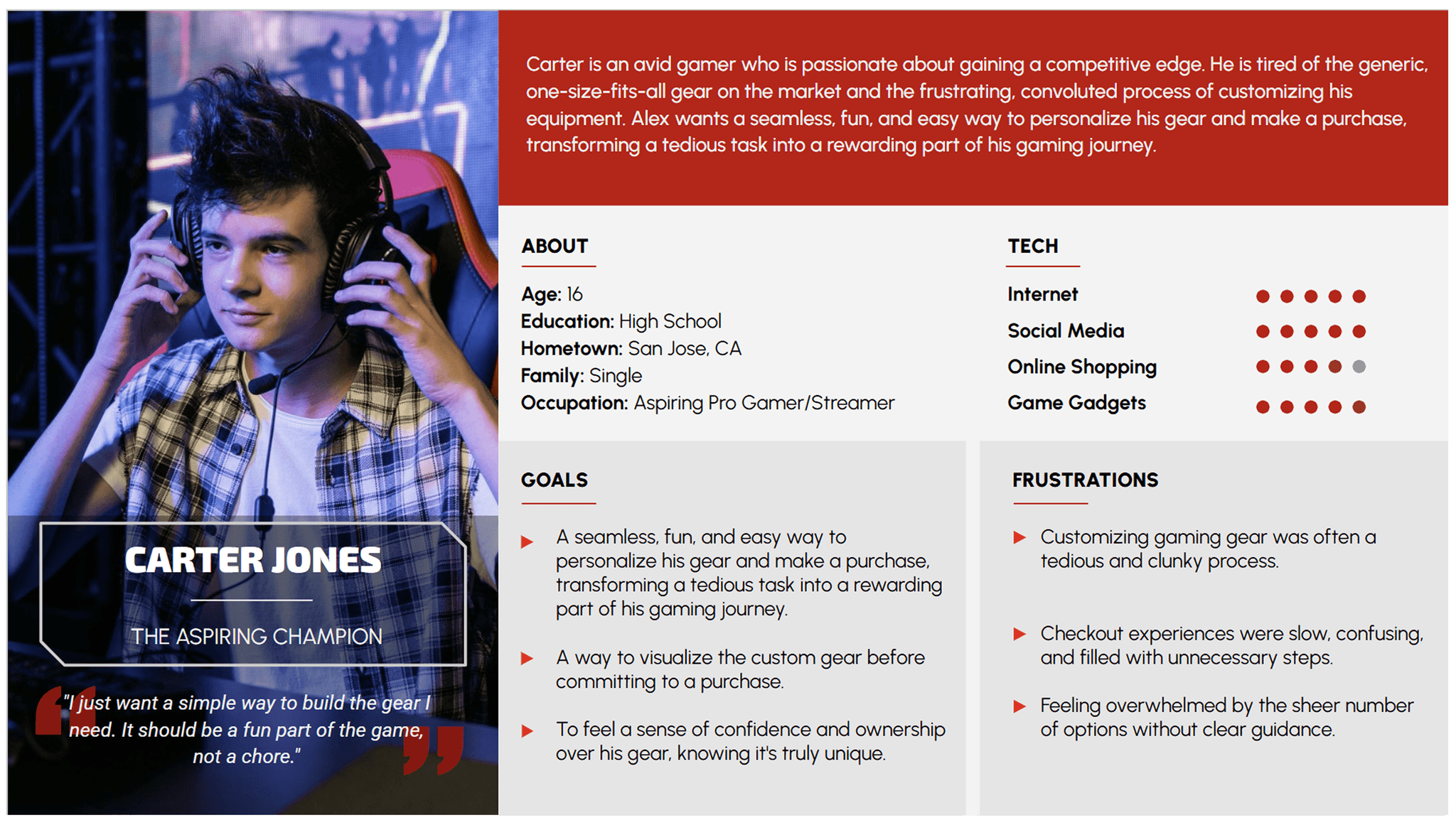 Persona: The Aspiring Champion