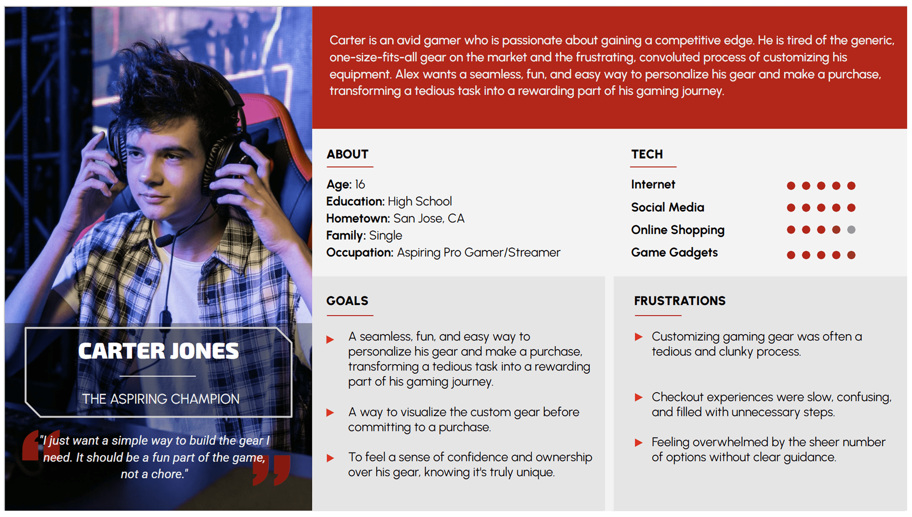 Persona: The Aspiring Champion