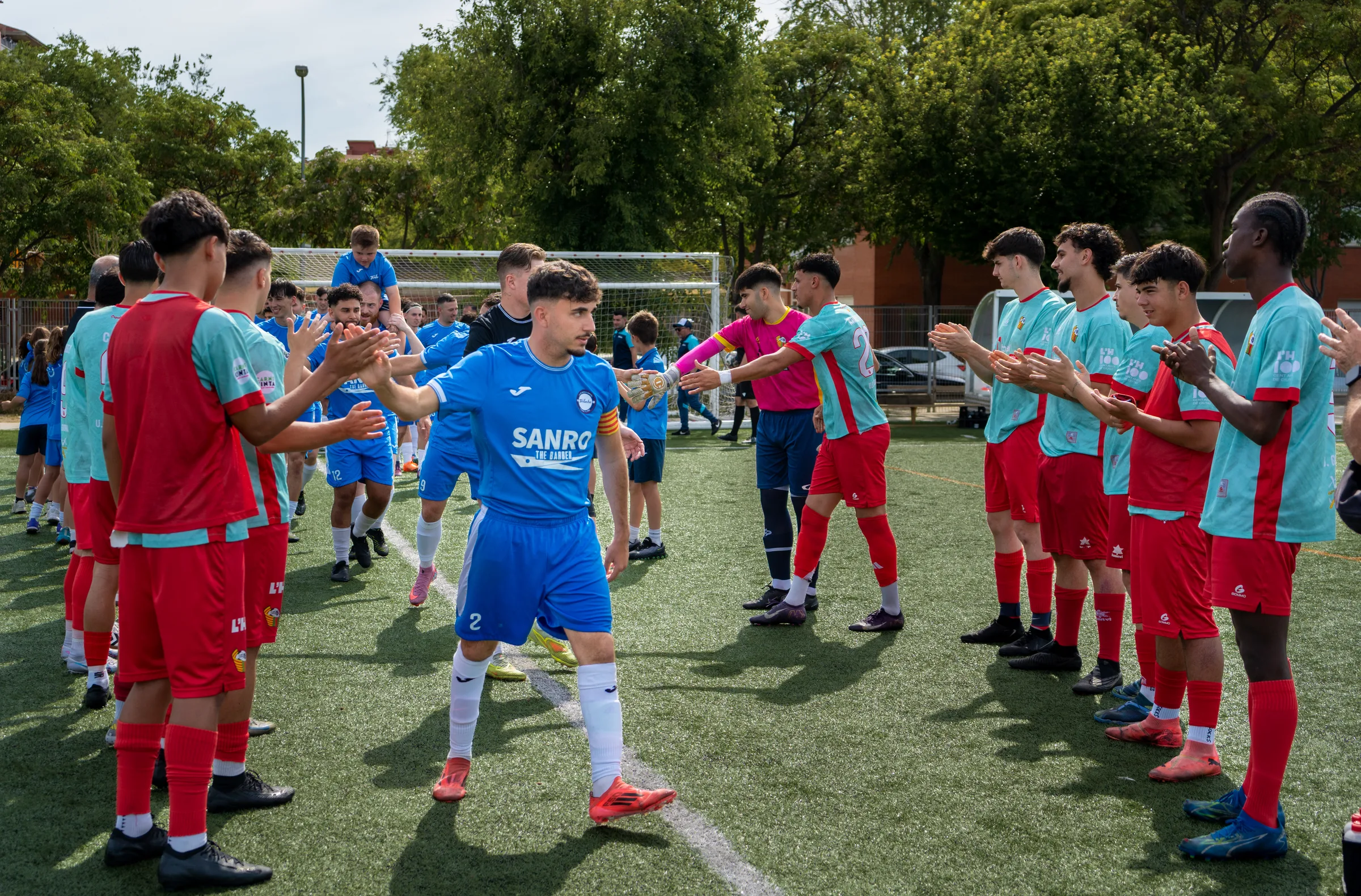 Terlenka Amateur B vs Gornal final liga 2026, fotografía fútbol amateur Barcelona, CEM Estruch El Prat, Nolan Pardo