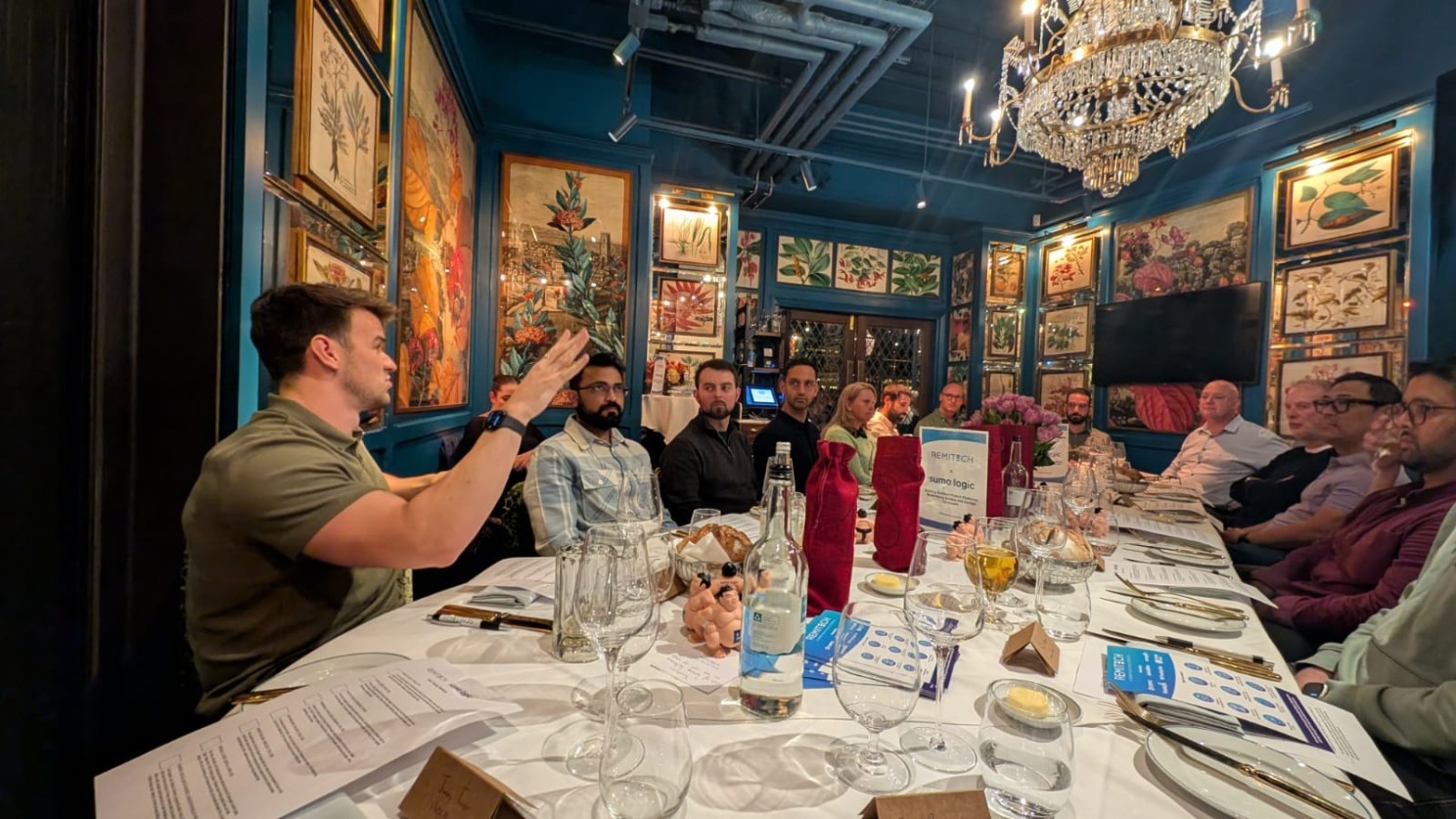 Fintech Dinner Club  - Building Resilient Fintech Platforms - Modernising SecOps and DevOps for Growth (sponsored by SumoLogic) 