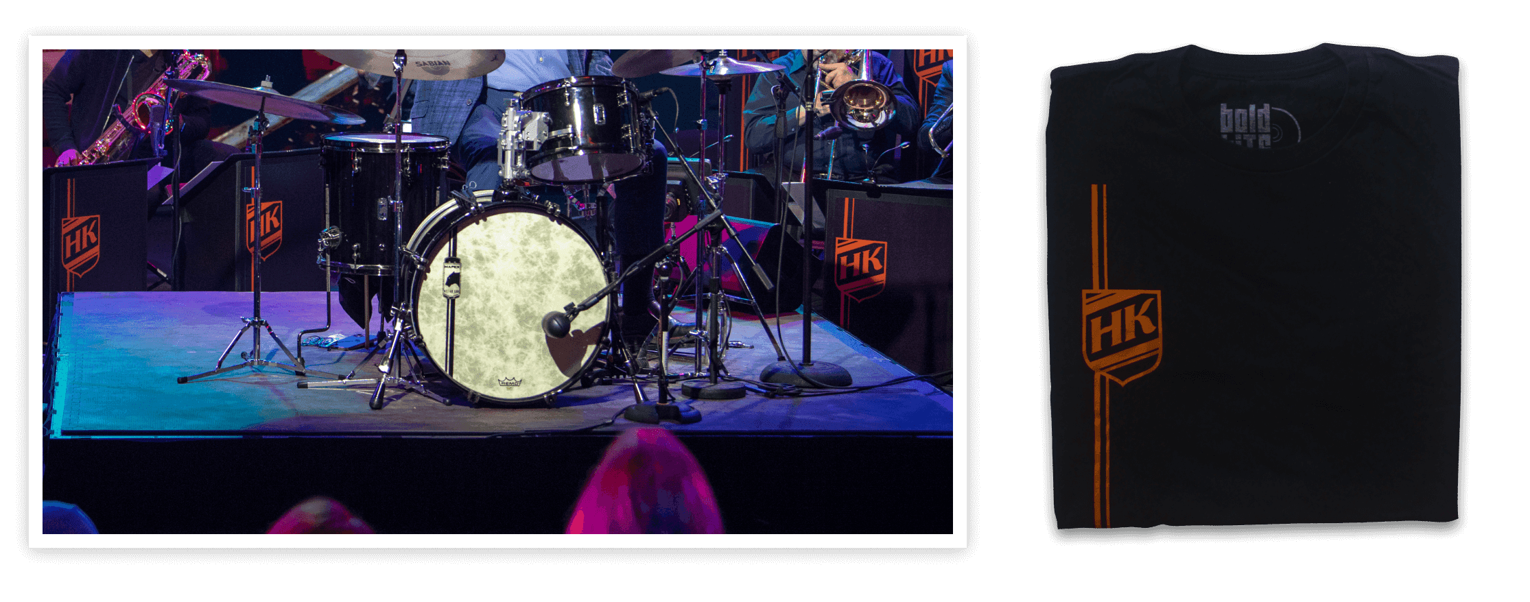 Big Band Stand and Shirt