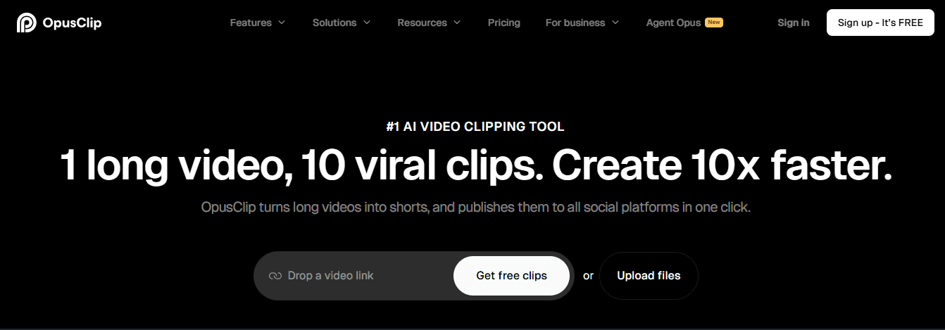 opus clip - YouTube Automation Software