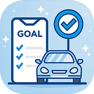 blue goals icon