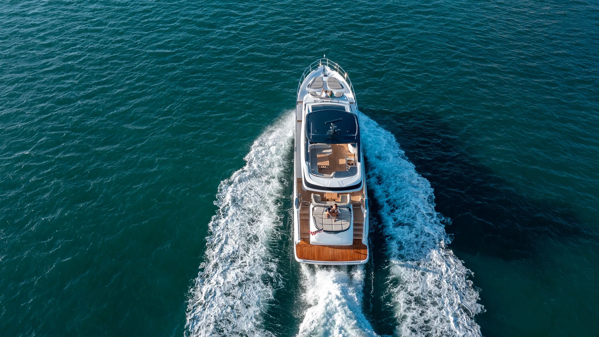 The Princess S72 underway