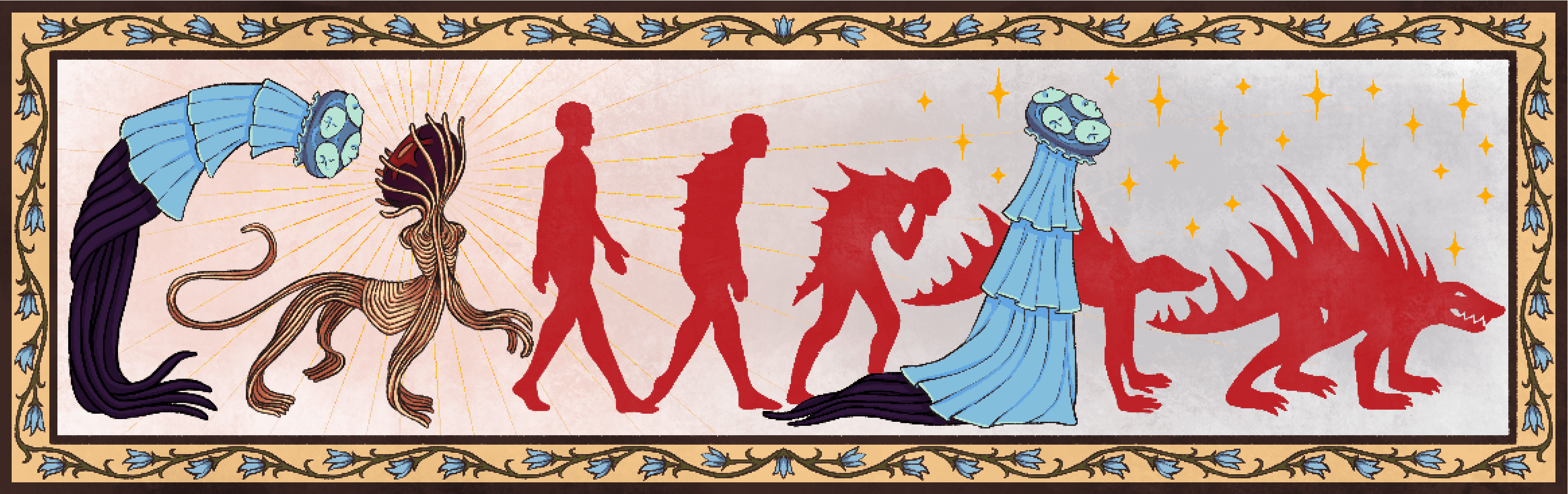 Front cover illustration of 8 different species of bats