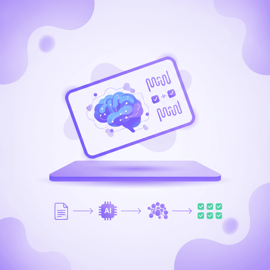 Medical student using interactive AI tutor for neuroanatomy