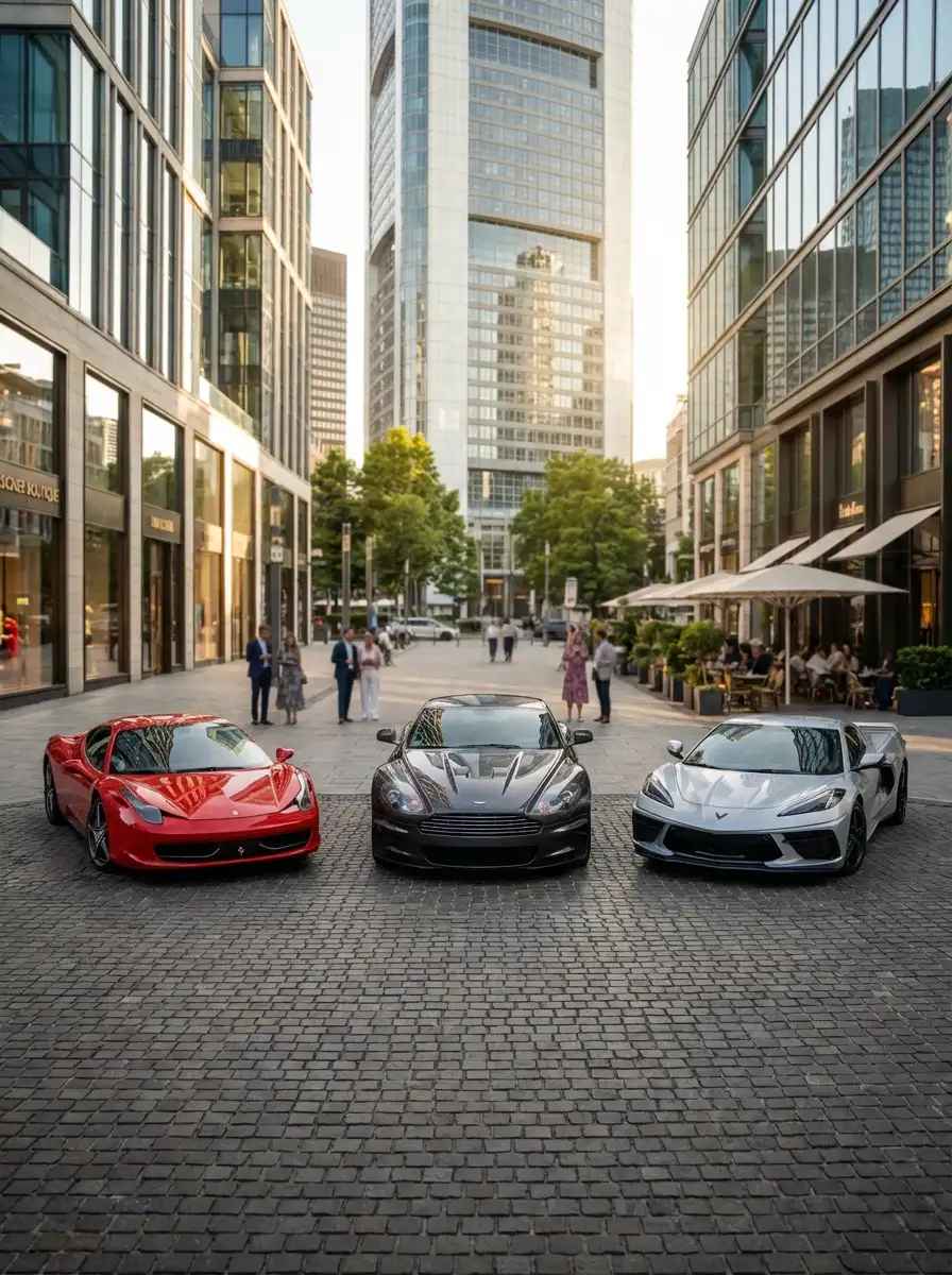 Grüner Aston Martin Valkyrie Hypercar in Studio – Versicherung für Hypercars und Exoten