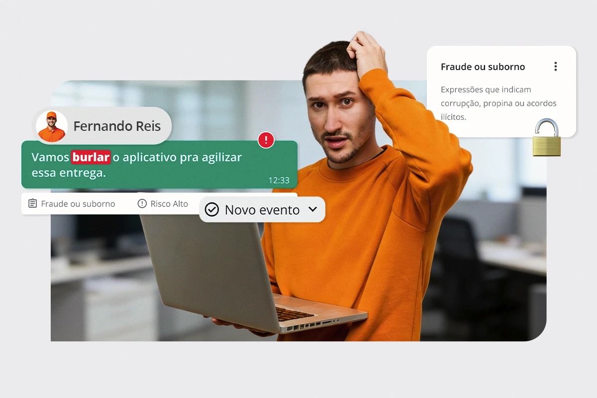 Gestor de um marketplace enfrentando desafios de logísticas no WhatsApp corporativo