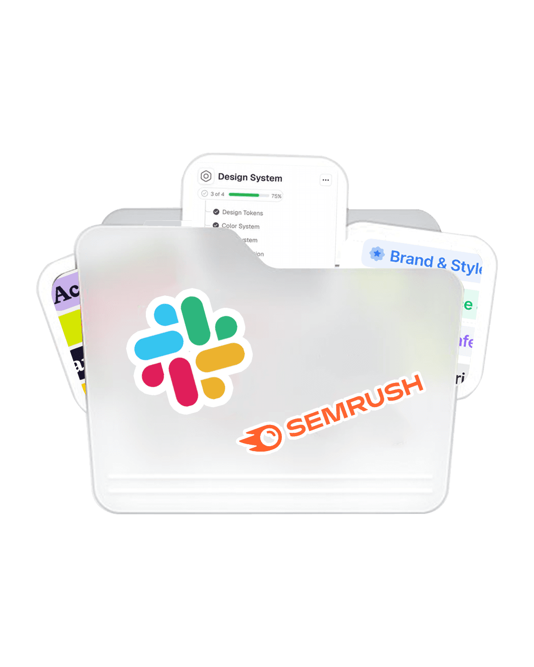 Chrome gradient cube with rounded edges on a white background—minimal 3D object for modern product design.