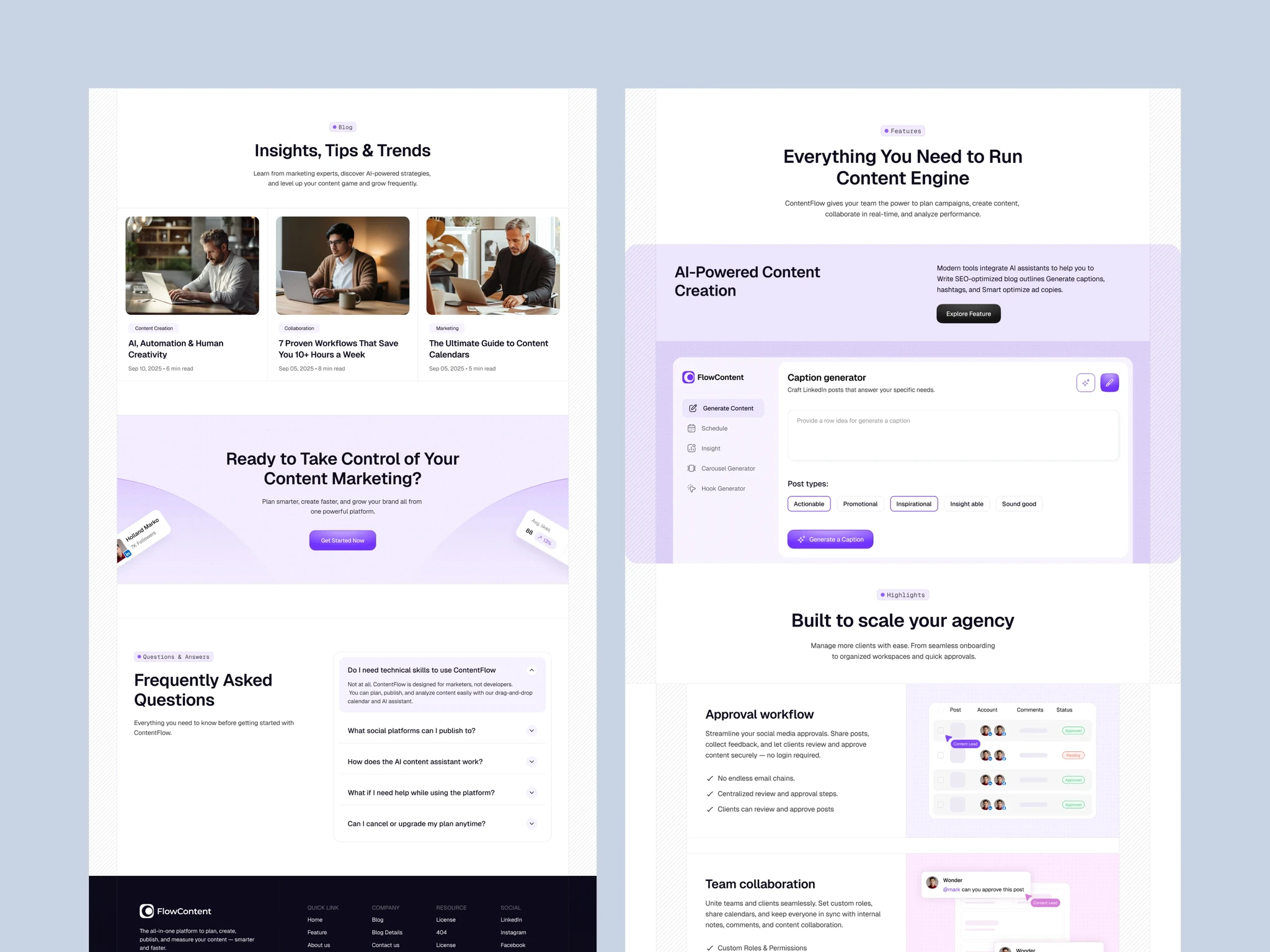 AI-Powered Content Management & Automation Template