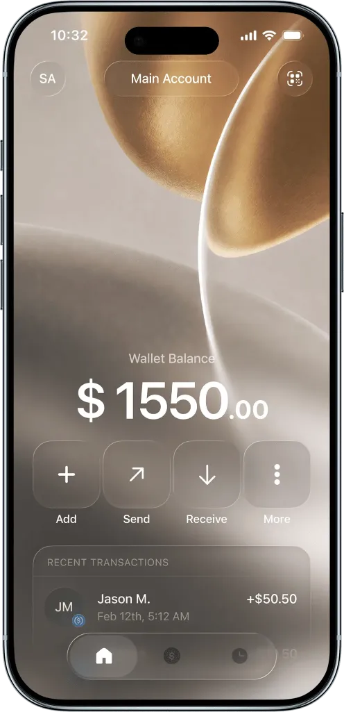 Charter App Home UI 