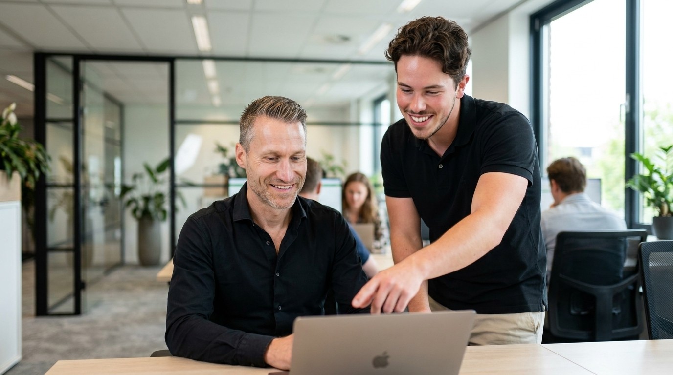 Nick Wildeboer en Boy Hiestand