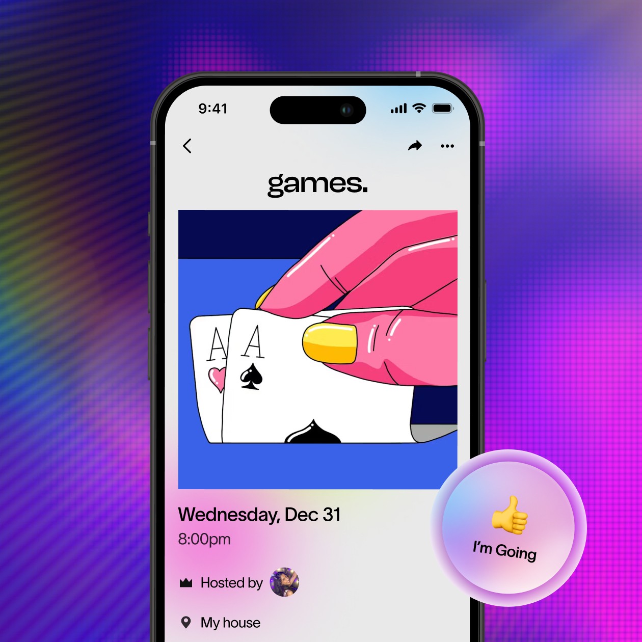 free invitation template for nye game night event