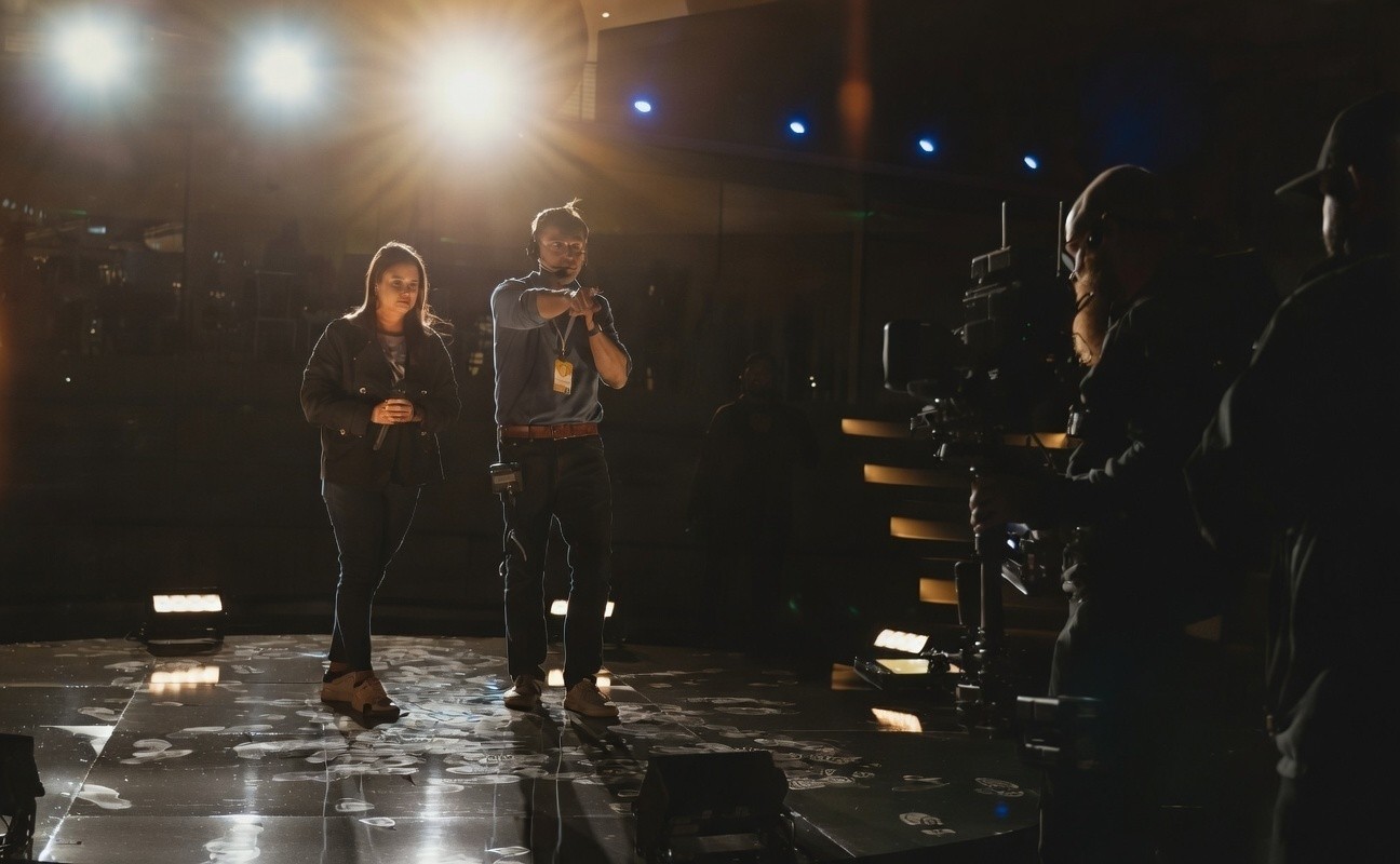 Creative Director Stephen Dahlem directed live broadcast rehersals