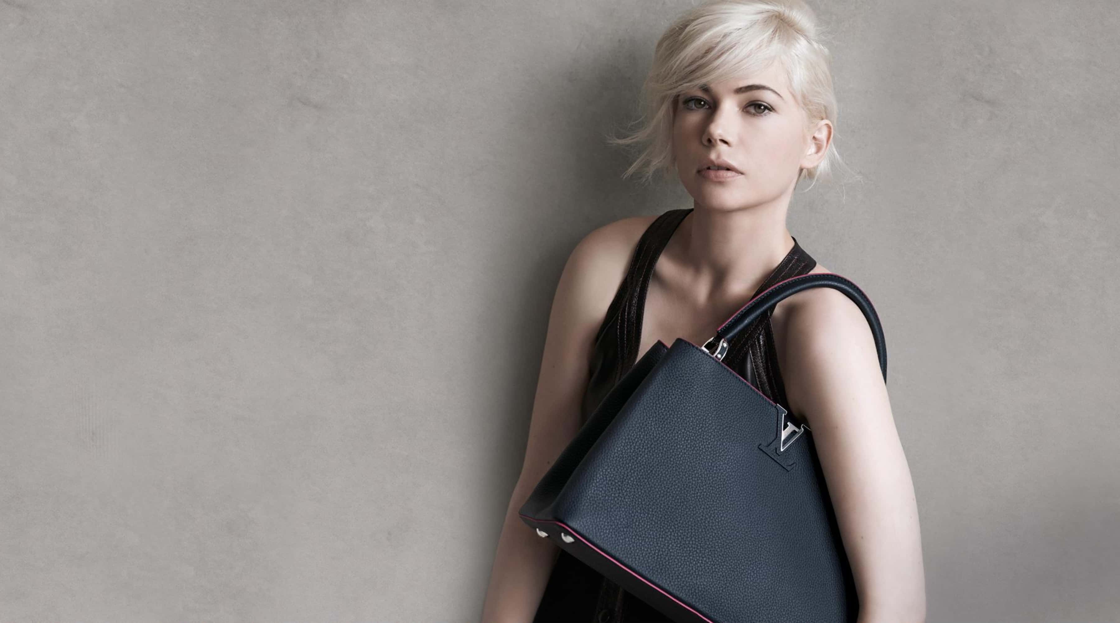 Cover image for the Louis Vuitton campaign featuring Michelle Williams