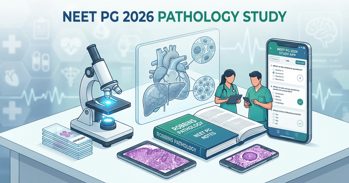 Cover: How to Study Pathology for NEET PG 2026: High-Yield Topics, Checklist & Exam Strategy
