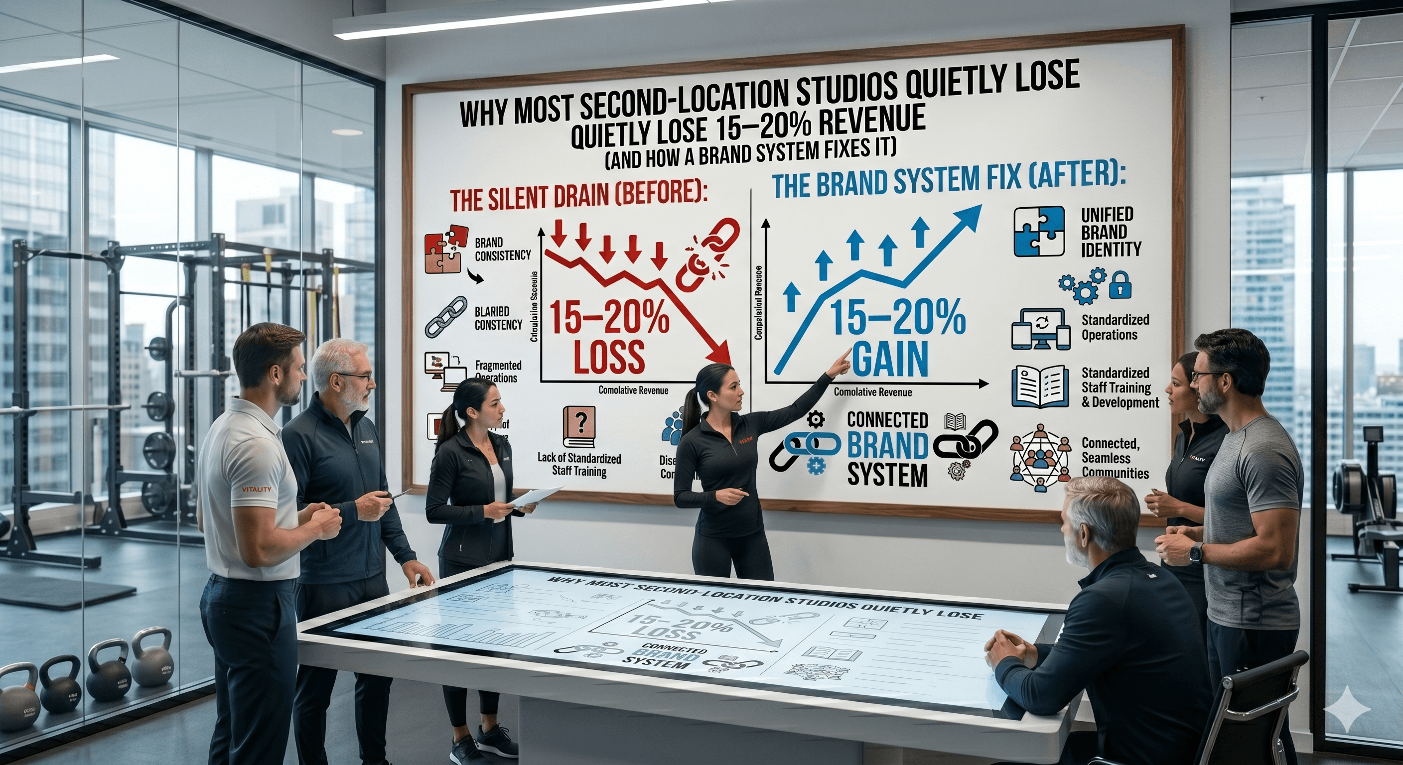 Performance brand studio design by Studio Biocus Berlin