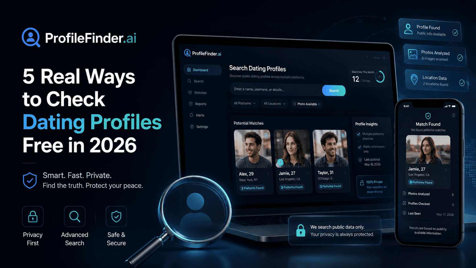 Five real ways to check dating profiles free in 2026