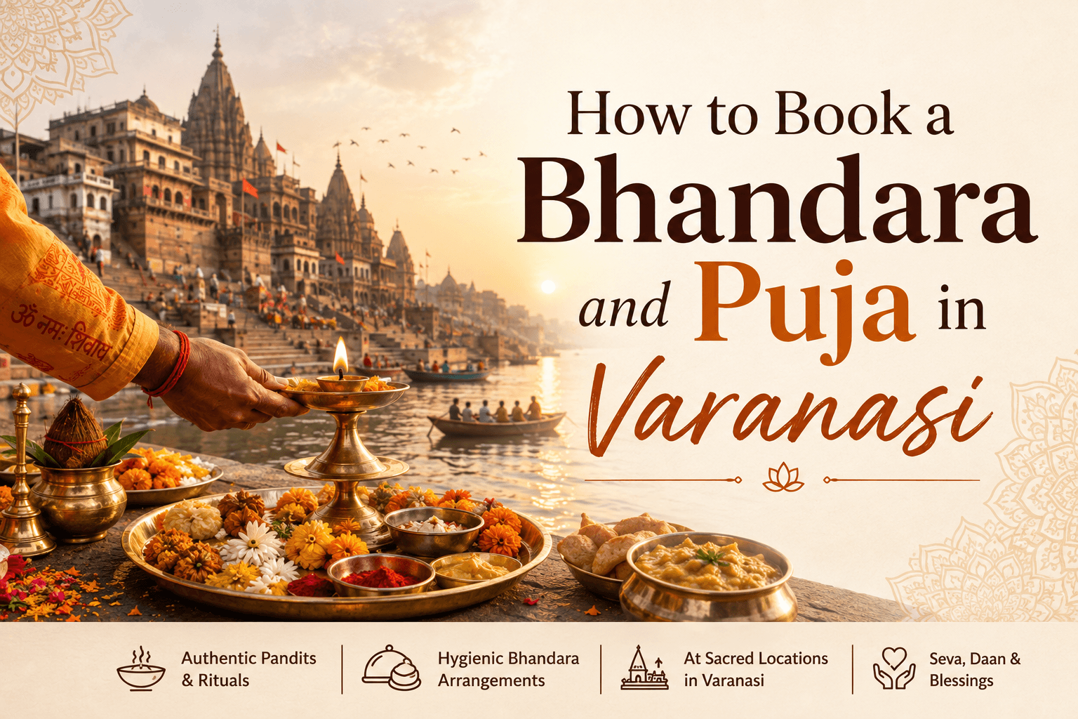 bhandara and pooja in varanasi