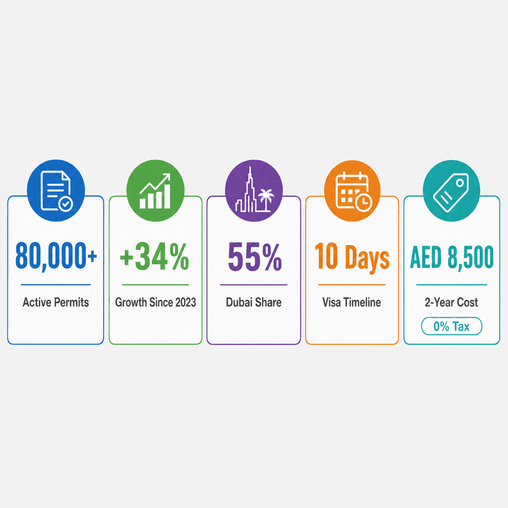 Infographic: Freelance Visa Dubai - Navigating the Path to Work Freedom