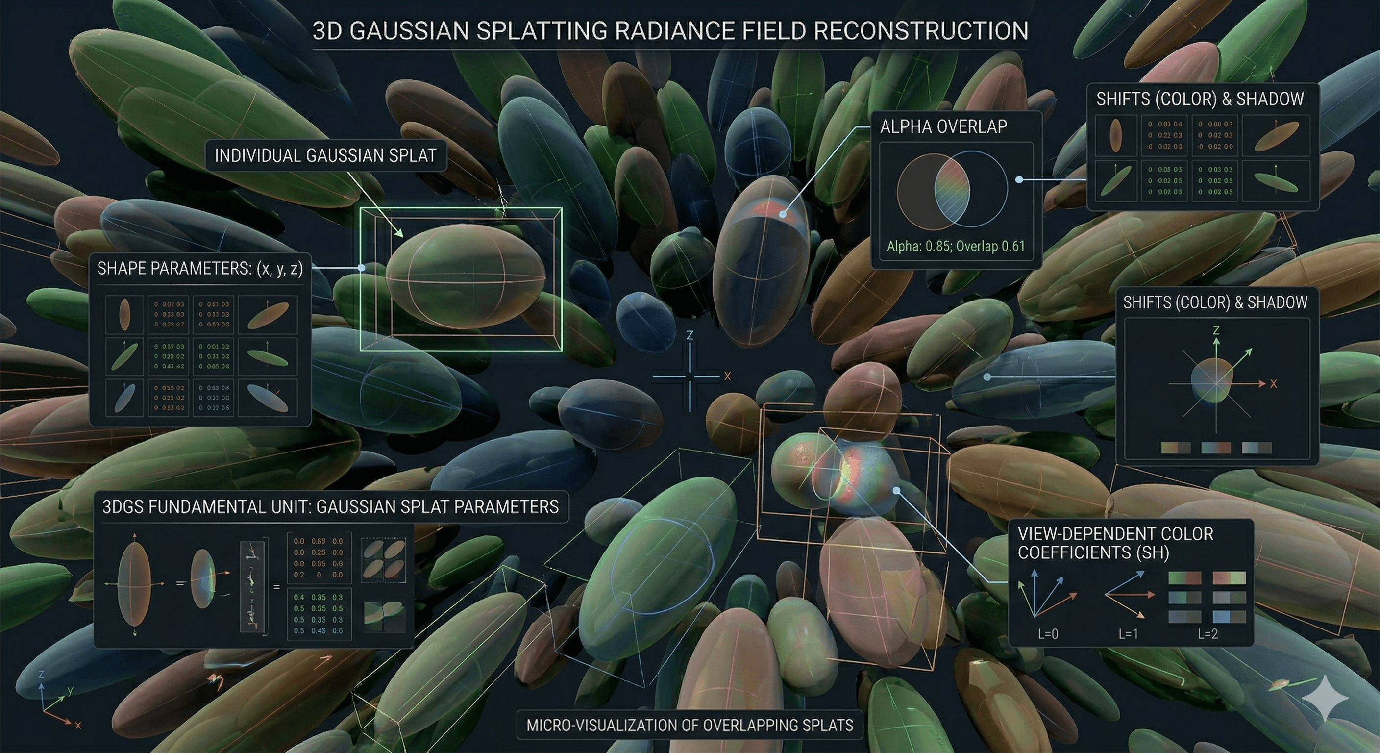 3DGS represented by Gemini