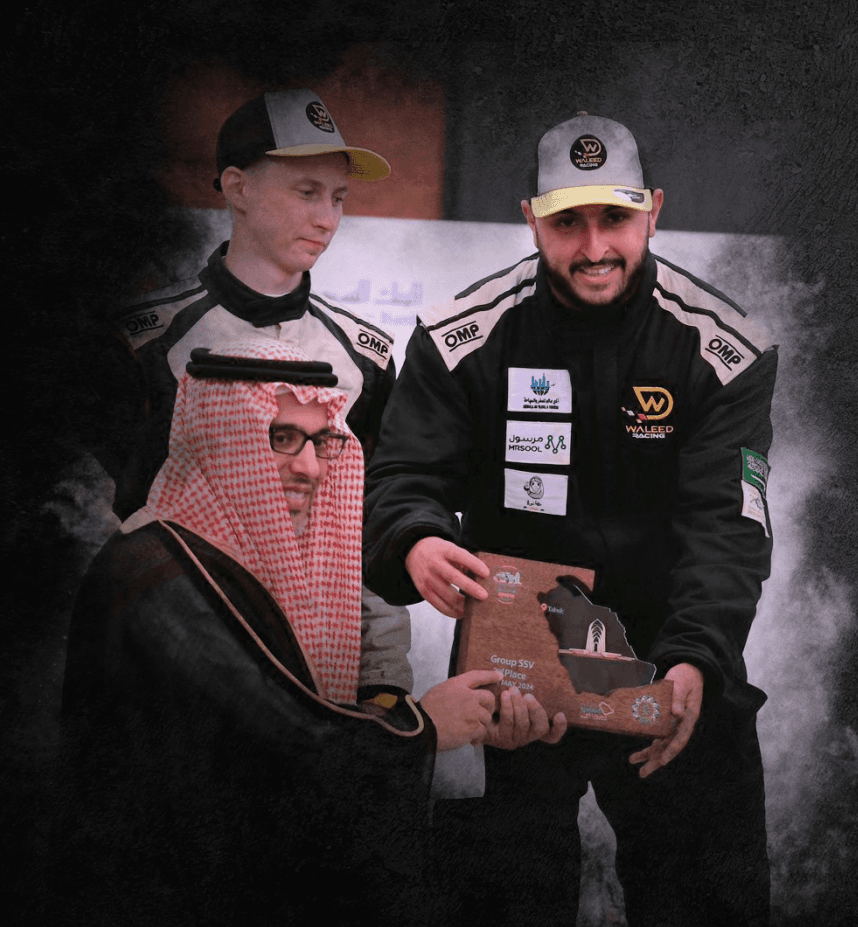 Waleed Racing recived Rally award winner 