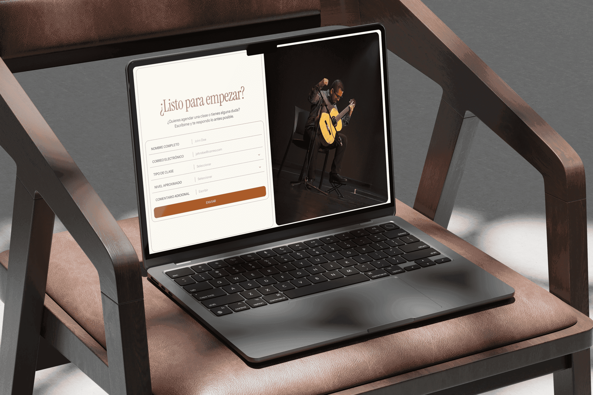 Guitar Lessons Website