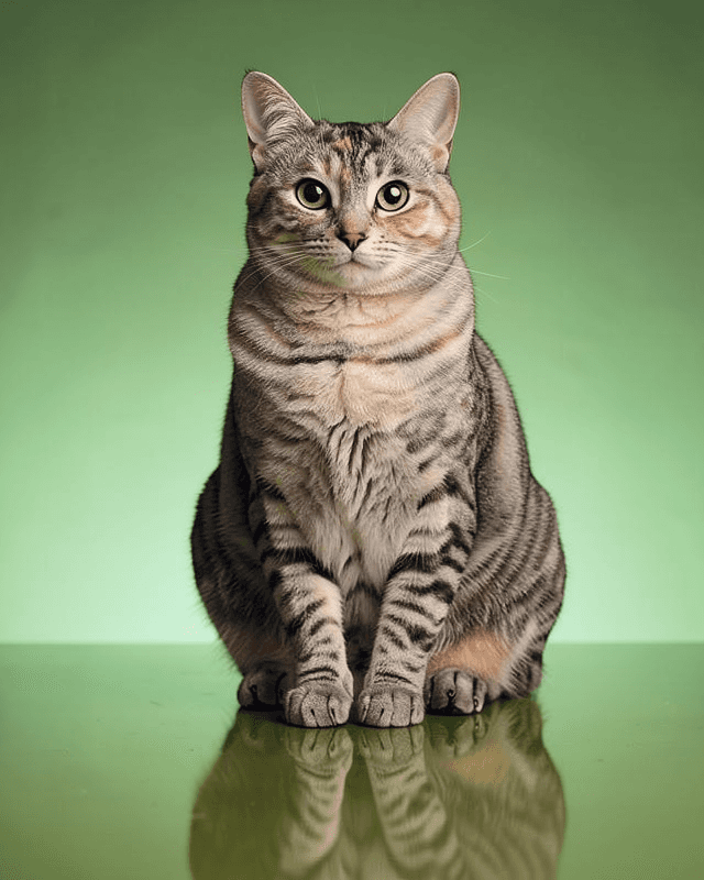 Cat Portrait Sitting