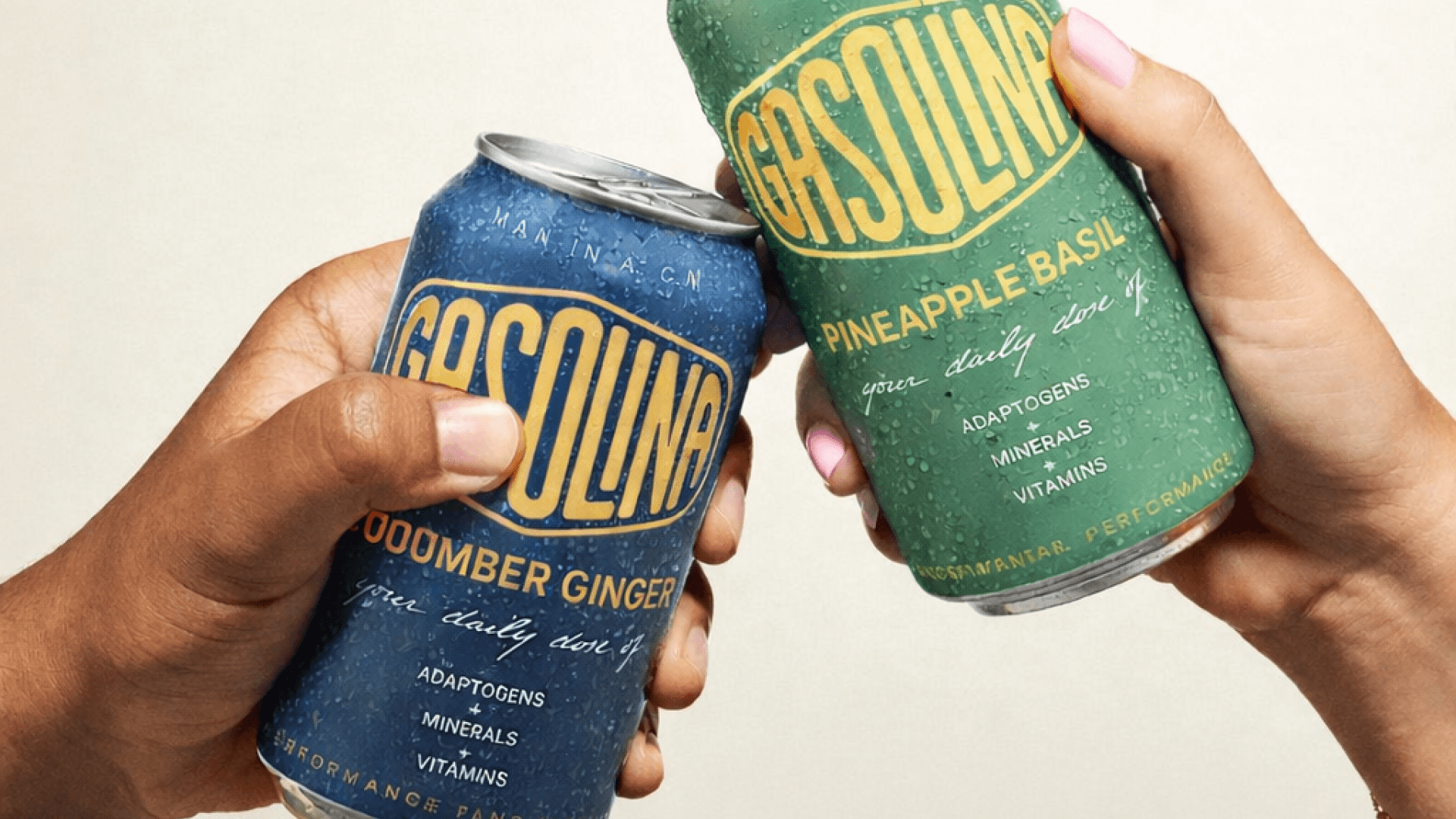 Gasolina Drink Branding Image