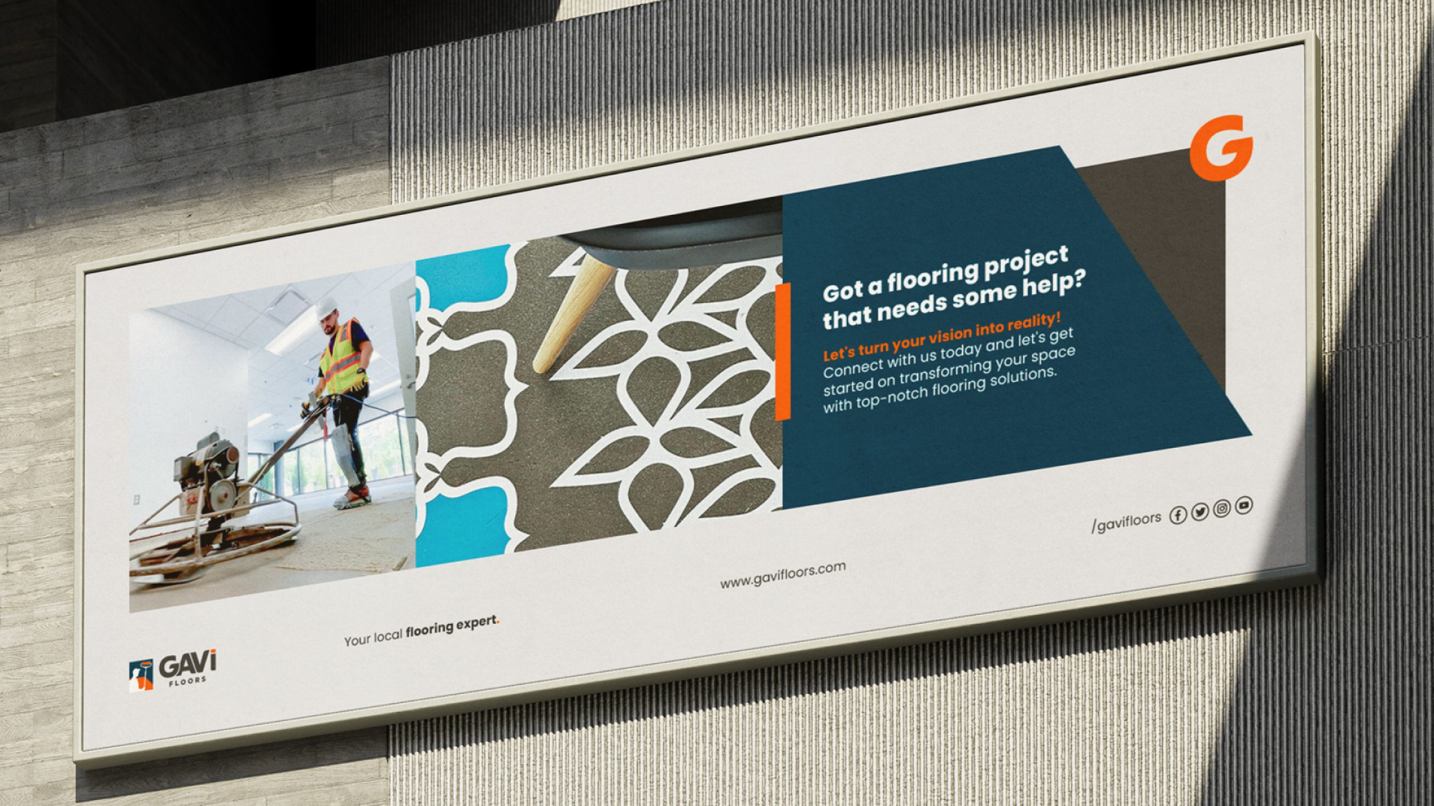 Projeto de identidade visual para Gavi Floors