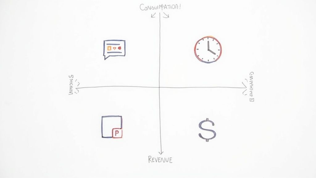 A dashboard showing key content marketing metrics