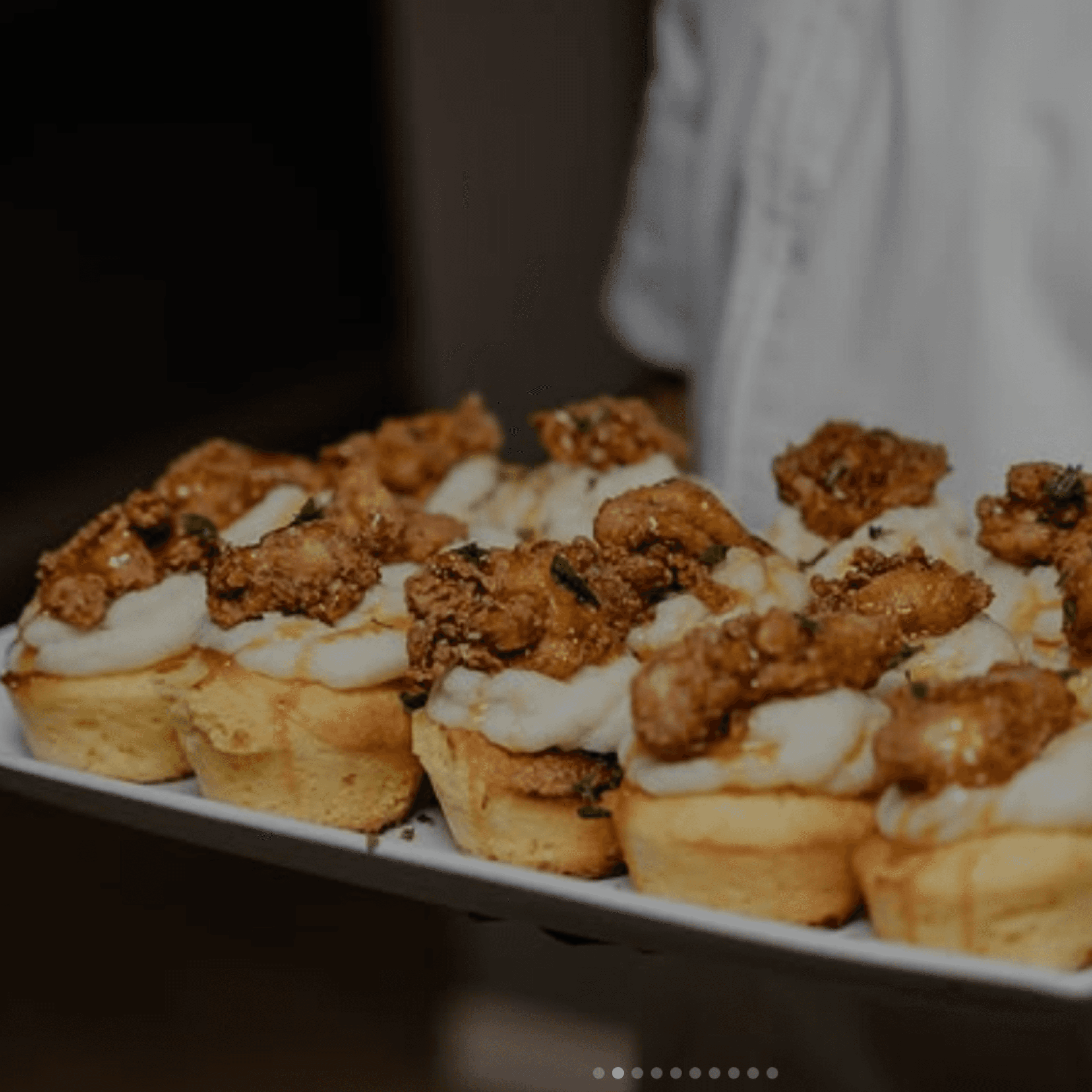 desert at an event