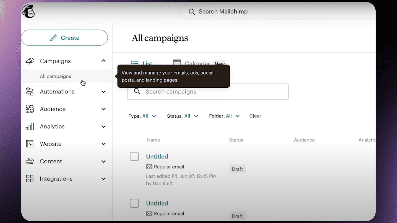 Mailchimp - Intelligent Email Marketing