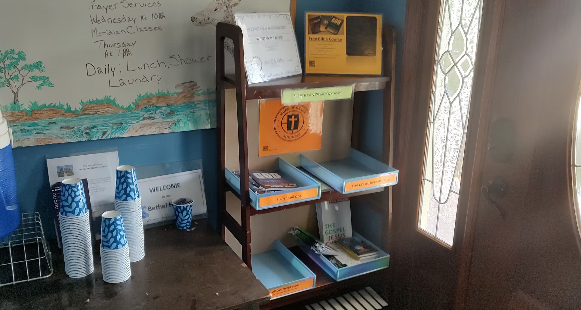 gospel resource stand homeless