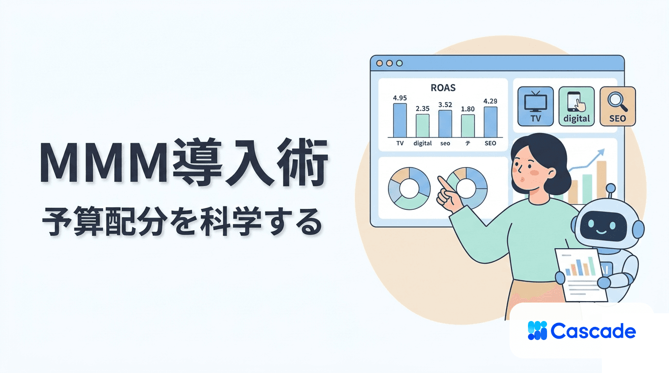 マーケティングミックスモデリング(MMM)の基本｜予算配分を見直す視点