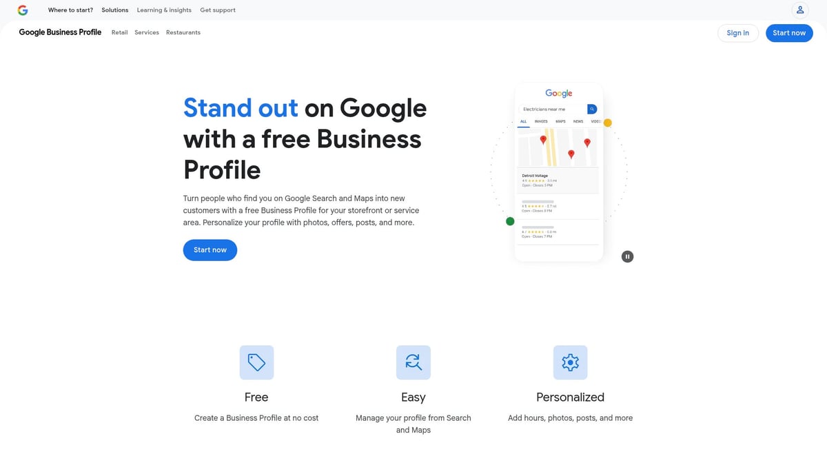 9 Essential Websites That Promote Your Business in 2025 - Google Business Profile