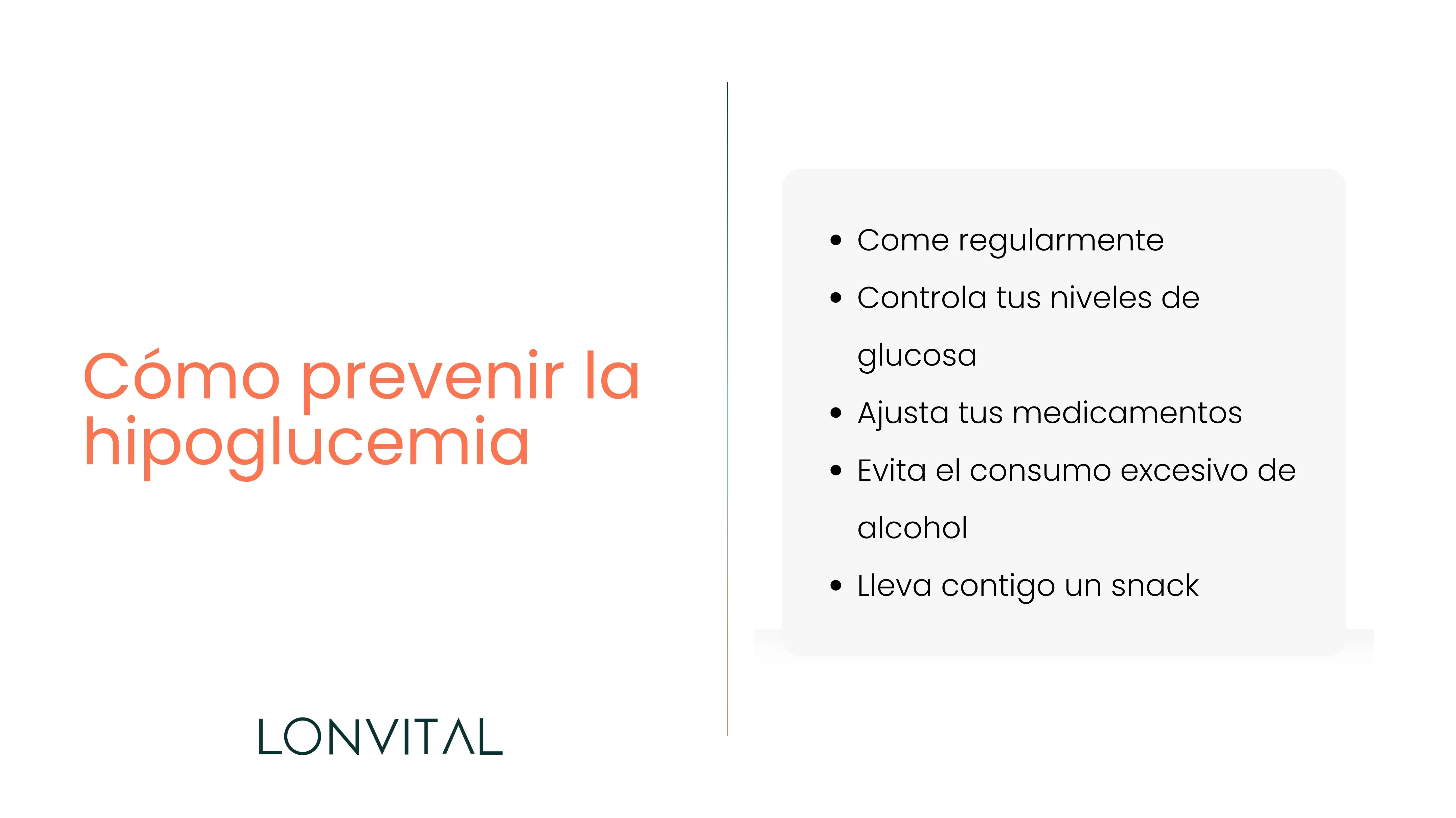 Cómo prevenir la hipoglucemia