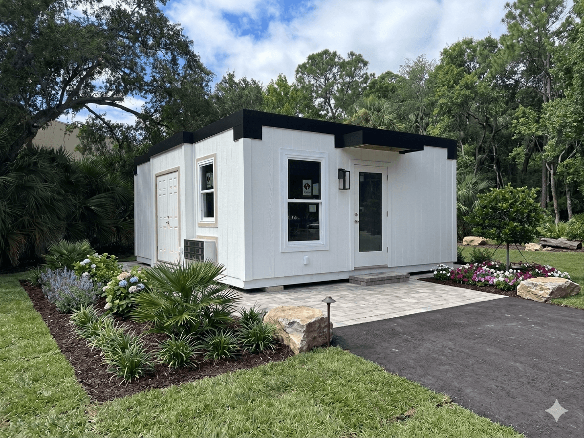 Exterior of Mesocore Granny Flat in Riviera Beach