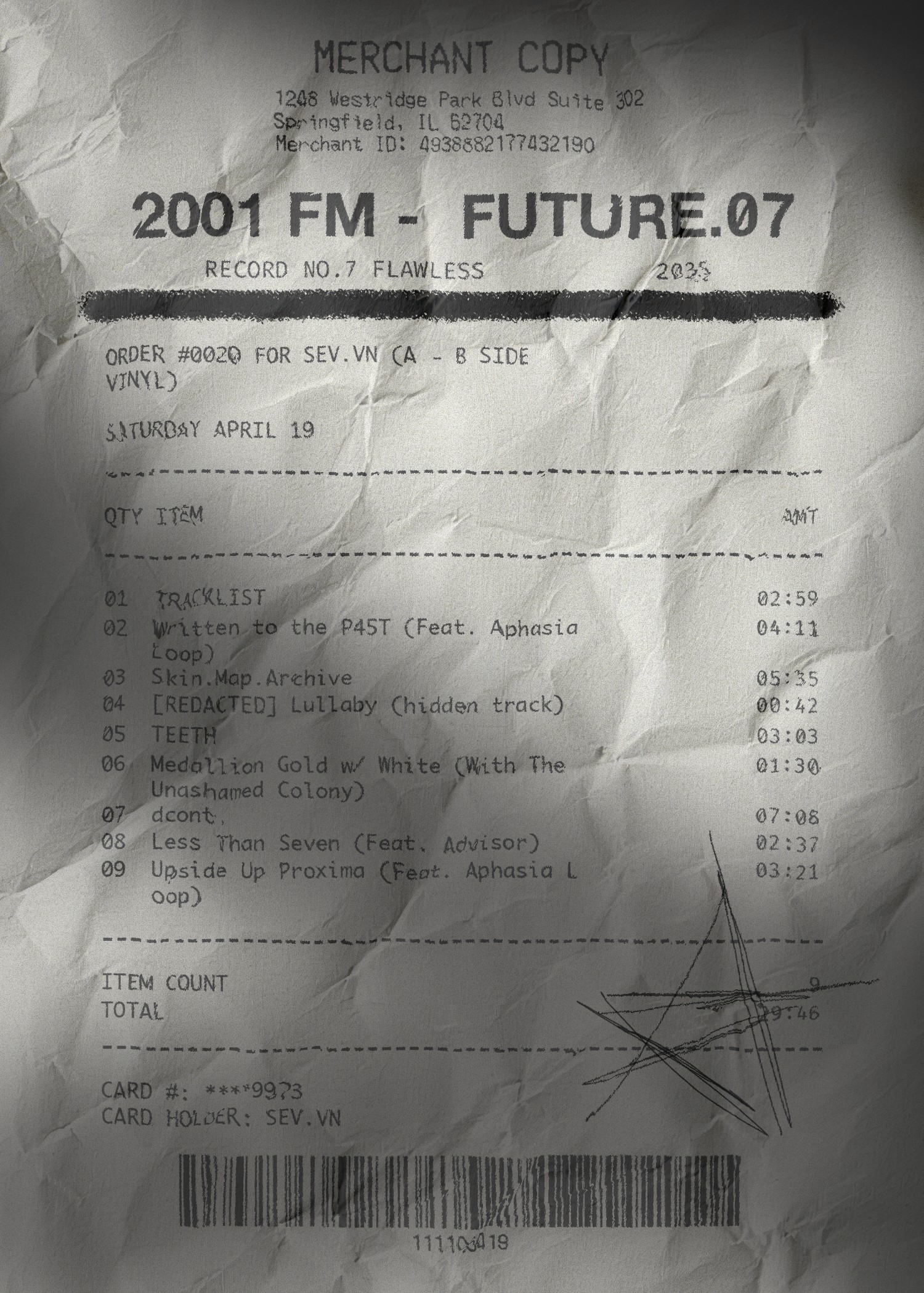 Typography design featuring the word 'novawear' repeated seven times in a stacked layout against a dark teal background. The text uses a modern serif font in light gray or off-white color, creating a rhythmic, brand-focused composition.