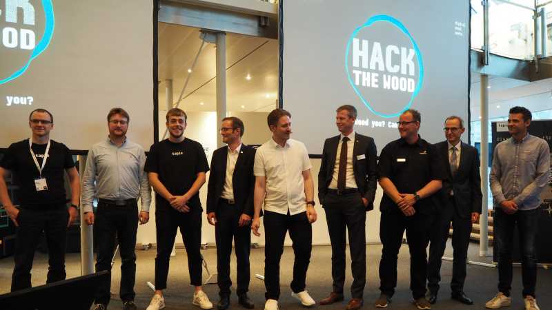 tapio at the Hack the Wood Event in Berlin