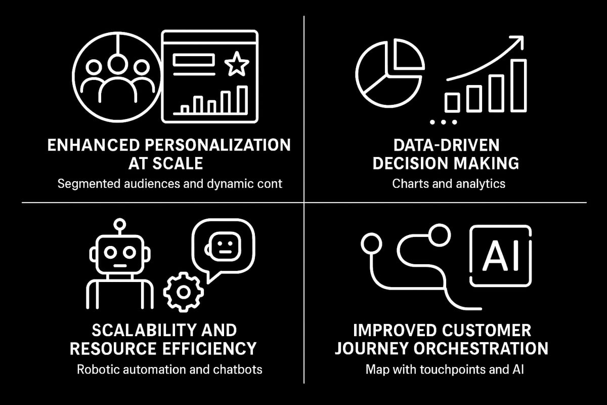 Core Benefits of Marketing Automation Using AI