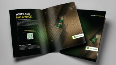 A four-page ad insert for John Deere Ops Center