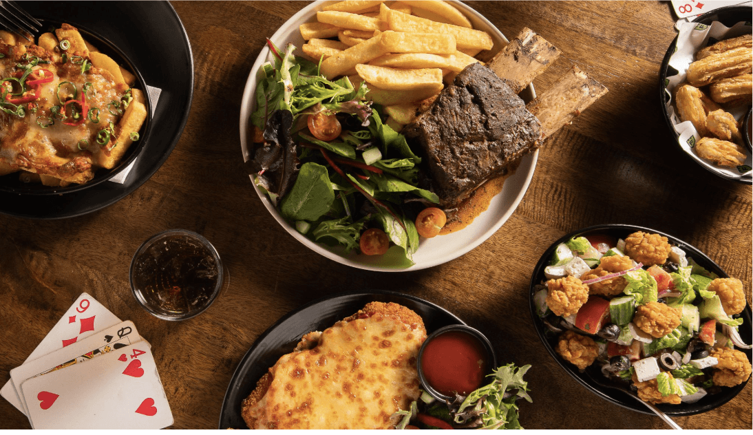 three course meal