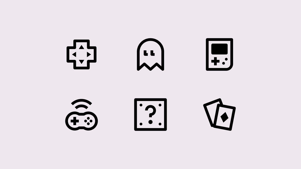 Nova Line Gaming Icon Set