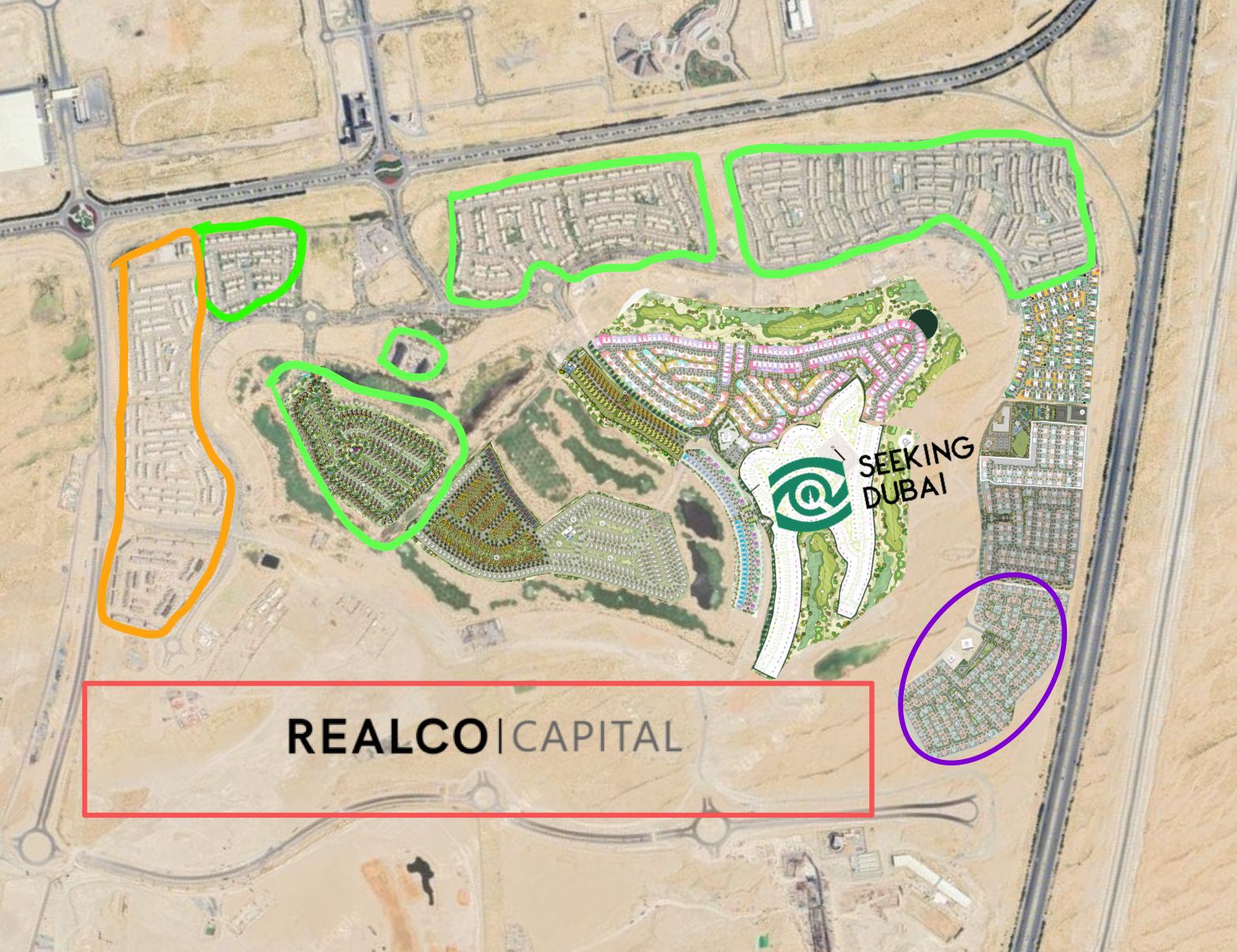 Updated Map of Emaar South